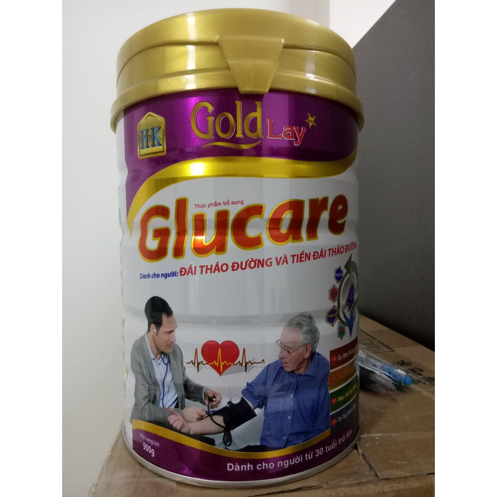 sữa glucare goldlay dành cho người tiểu đường 900g