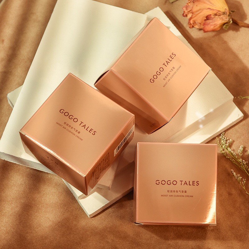 Phấn nước gogo tales che khuyết điểm Moist Air Cushion Cream kiềm dầu dưỡng da