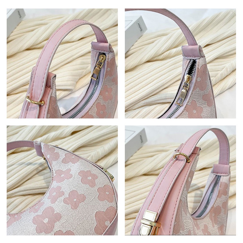 Túi đeo vai Yadou gắn hoa thời trang cho nữ chất lượng cao