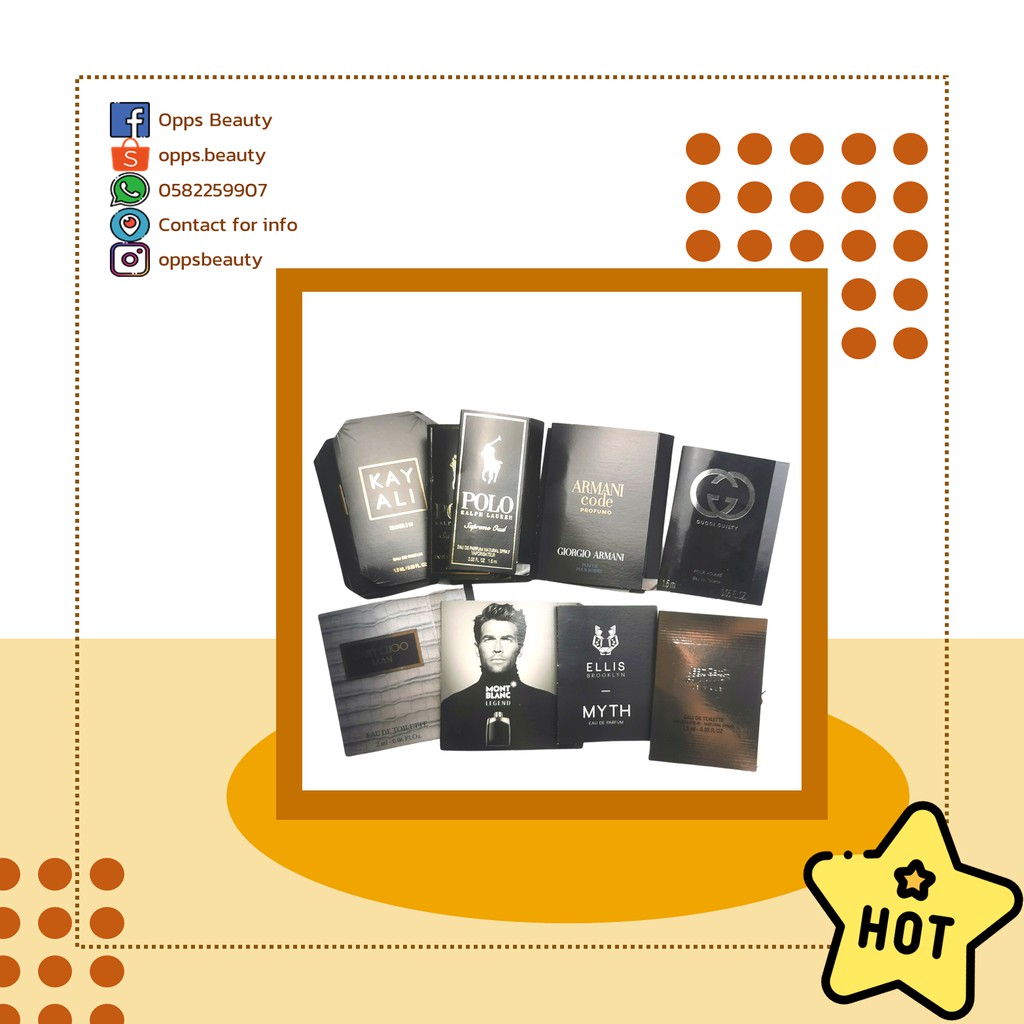 [LẺ] MẪU THỬ NƯỚC HOA NAM MINI VIAL PERFUME 2 | BigBuy360 - bigbuy360.vn