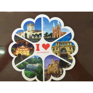 Tem sưu tập Postcard I Love Ho Chi Minh city