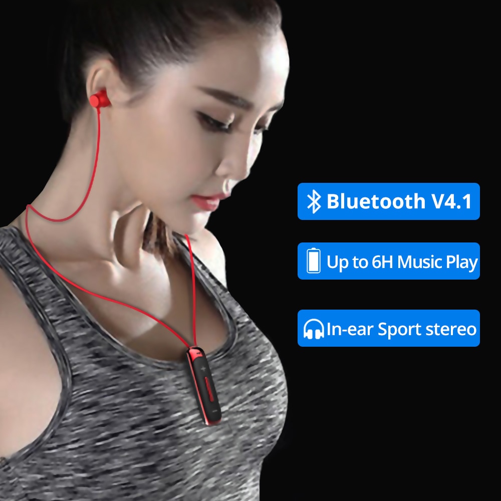 Tai Nghe Bluetooth Có Dây Đeo Cổ Tích Hợp Mic Cho Ios Xiaomi Red Mi Huawei P30