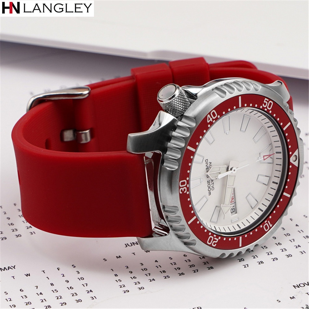Dây Đeo Đồng Hồ Bằng Silicone Mềm Tháo Nhanh Có Khóa Màu Vàng 14/16/18/19/20/22/24mm