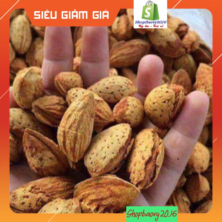 [Hàng tuyển chọn] Hạt hạnh nhân rang bơ muối 1kg vỏ mỏng ALMONDS Mỹ