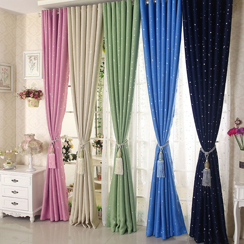 Rèm cửa chấm bi kích thước 100*130