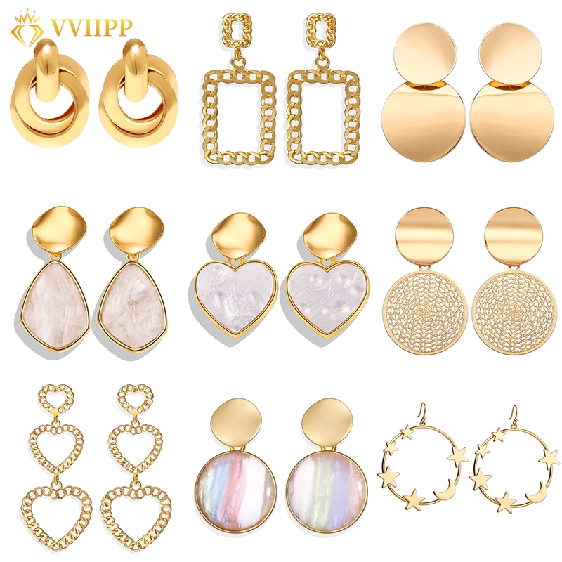 Khuyên Tai Nữ Thời Trang Dáng Dài Tạo Hình Độc Đáo