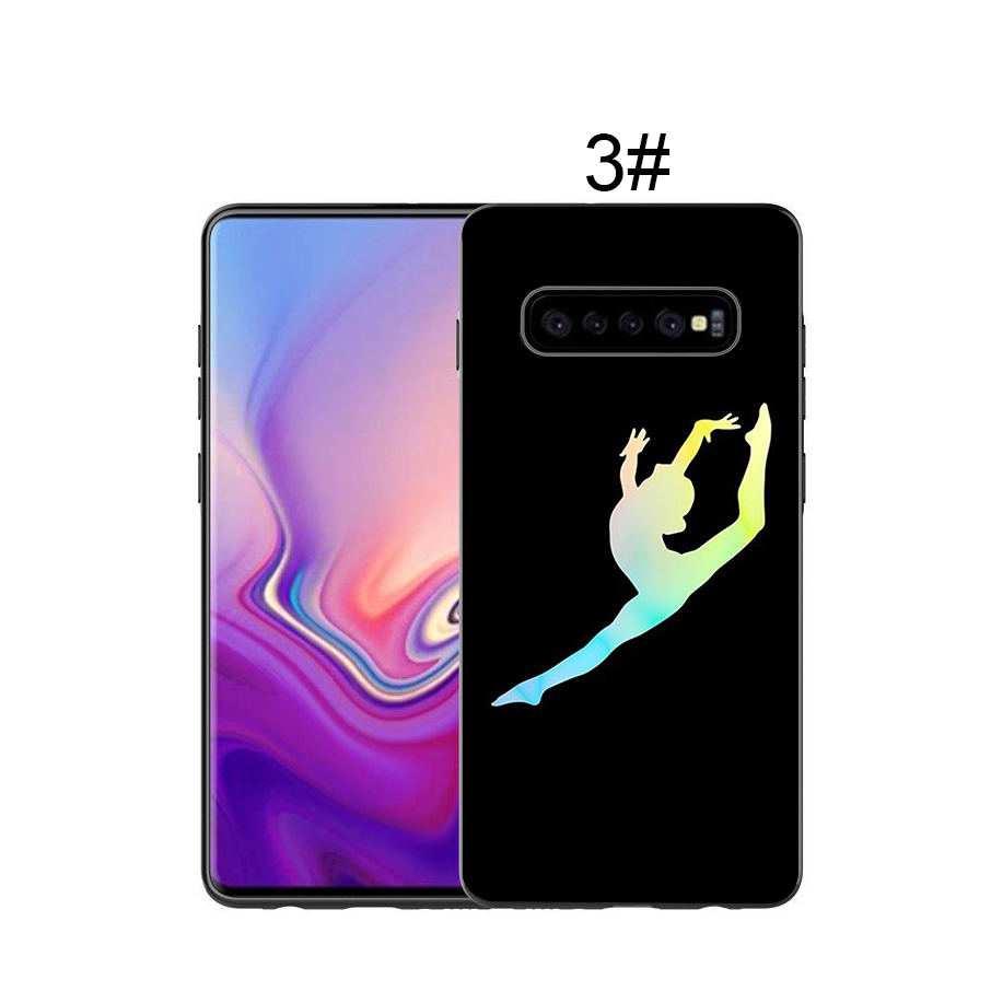 Ốp Lưng Silicone Mềm In Hình Cô Gái Múa Ba Lê Cho Samsung Galaxy S10 S9 S8 Plus S7 S6 Edge Md93