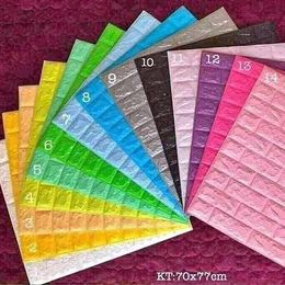 Xốp Dán Tường 3D Khổ 70x77CM Chống Ẩm Giá Rẻ