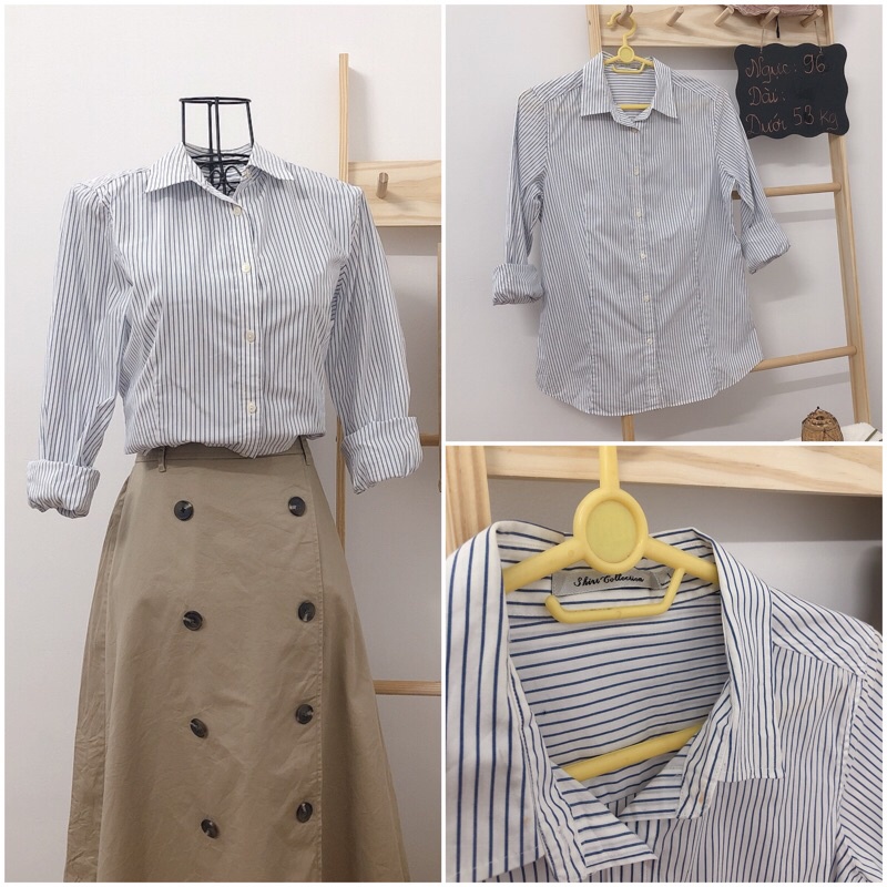 Áo vin sơ mi Nhật Hàn xinh xắn