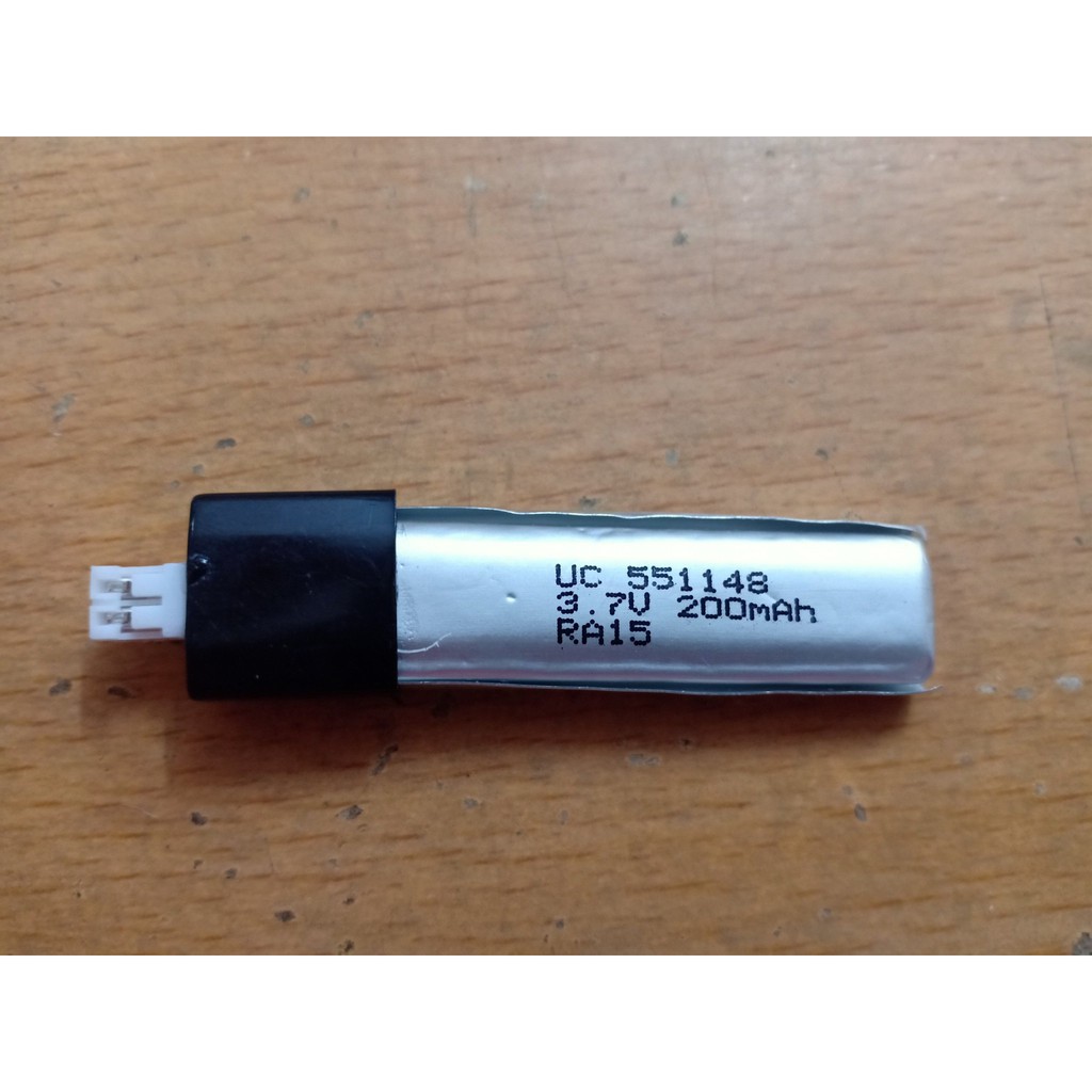 Pin 3.7v 200mah cho máy bay điều khiển từ xa v911 pro dòng 4 kênh cỡ trung,hàng chuẩn,giá tốt nhất thị trường,mới 100%