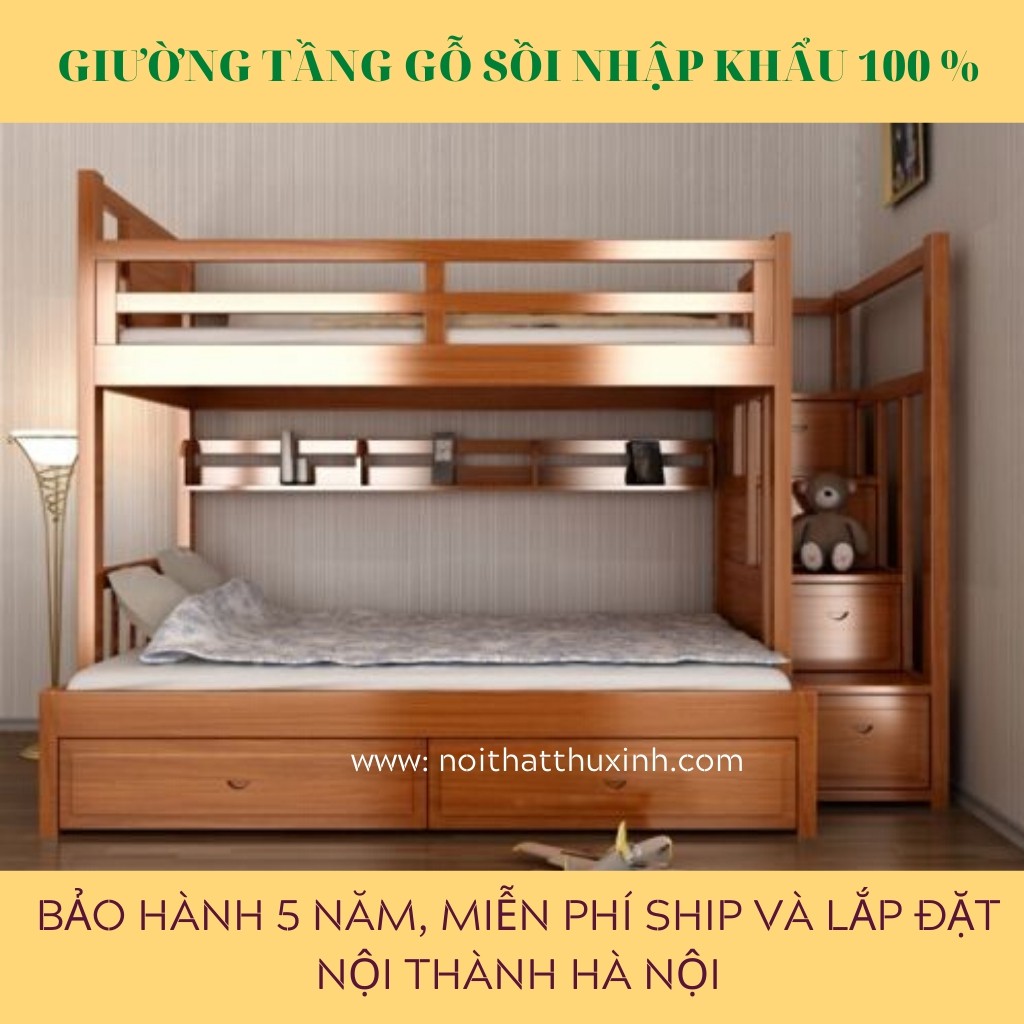 Mẫu Giường Tầng cho bé trai được ưa chuộng nhất hiện nay