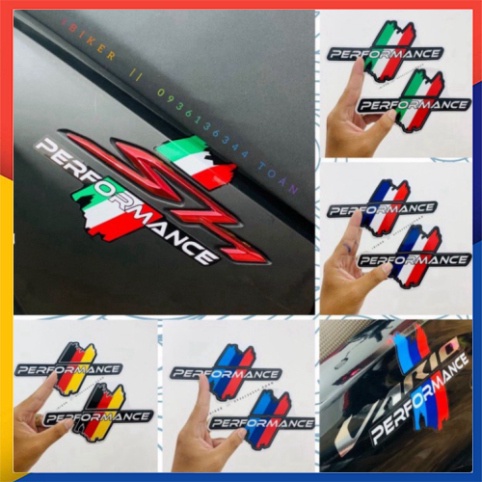 ( 3M Phản Quang )Tem Performance chosh 2012-2020 Decal PVC Chống Nước , Chống Bẩn