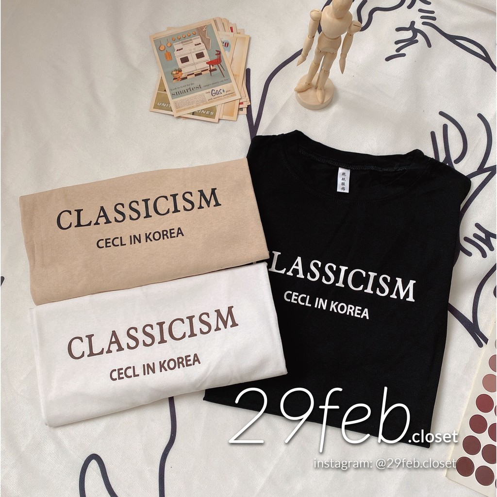 [Mã FASHIONXANH44 giảm 10% tối đa 30K đơn 99K] Áo phông Classicism (Ảnh thật)