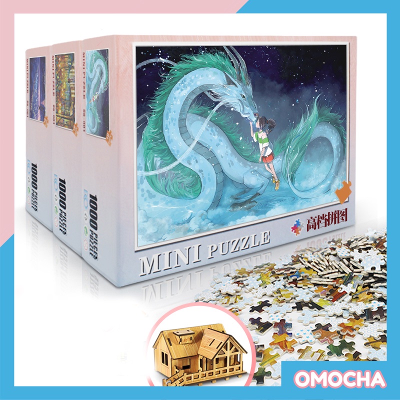 Bộ Tranh Ghép Xếp Hình 1000 Mảnh Ghép Jigsaw Puzzle Kích Thước 75*50cm Sáng Tạo Vui Nhộn