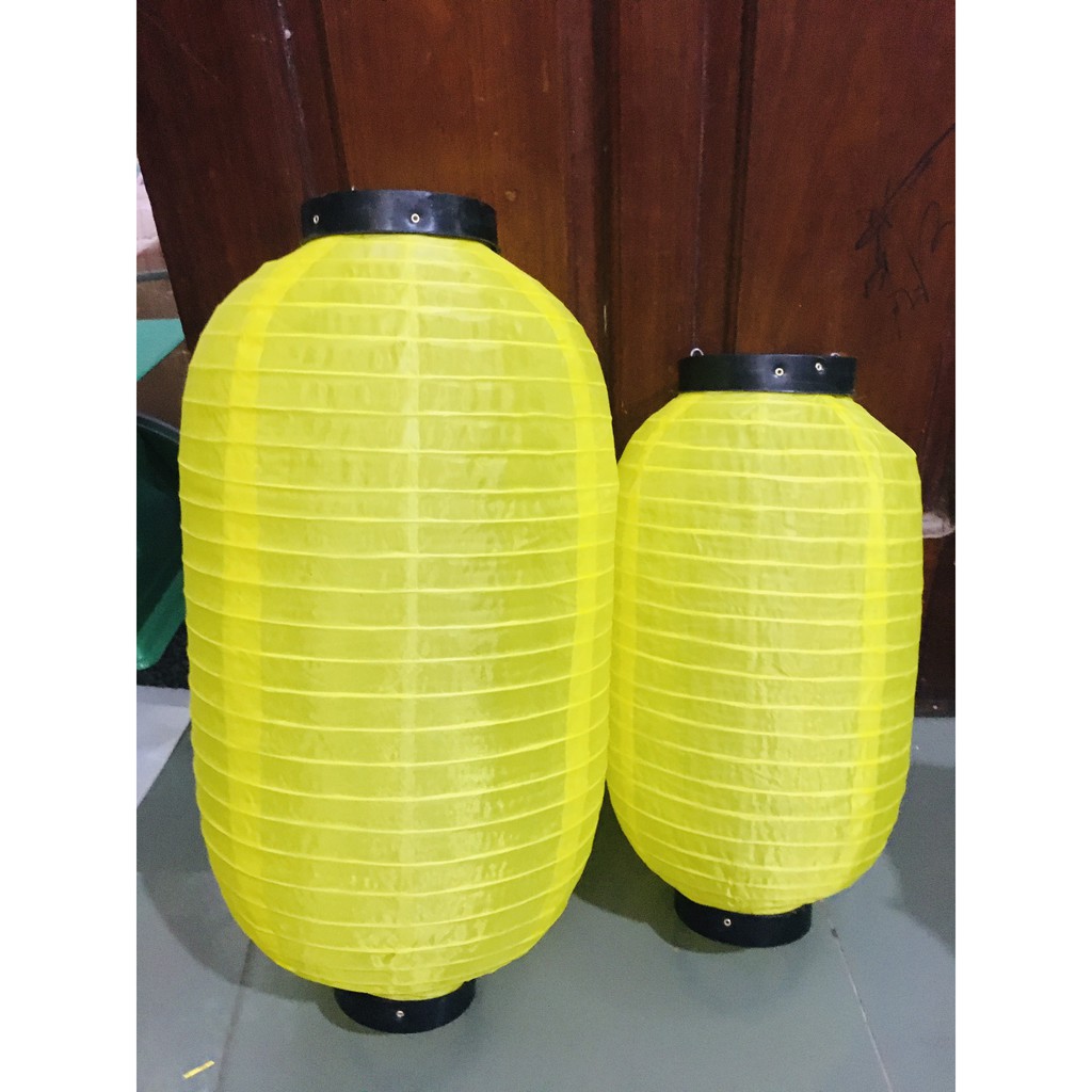 Đèn lồng vải lụa hình trụ trang trí quán, lễ hội, ngoài trời