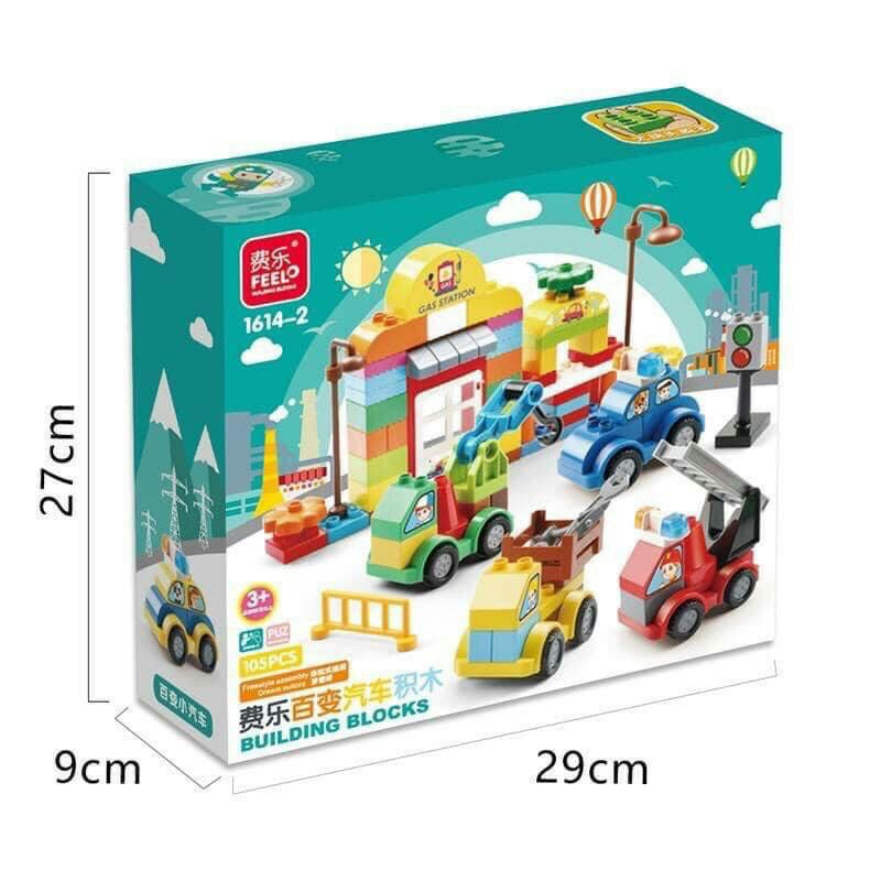 Lego duplo lắp ghép thành ô tô