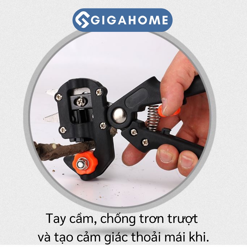 Kéo Ghép Cành Đa Năng Chuyên Dụng 2 Đầu GIGAHOME Tặng 2 Lưỡi Cắt Và Trụ Đỡ 8463