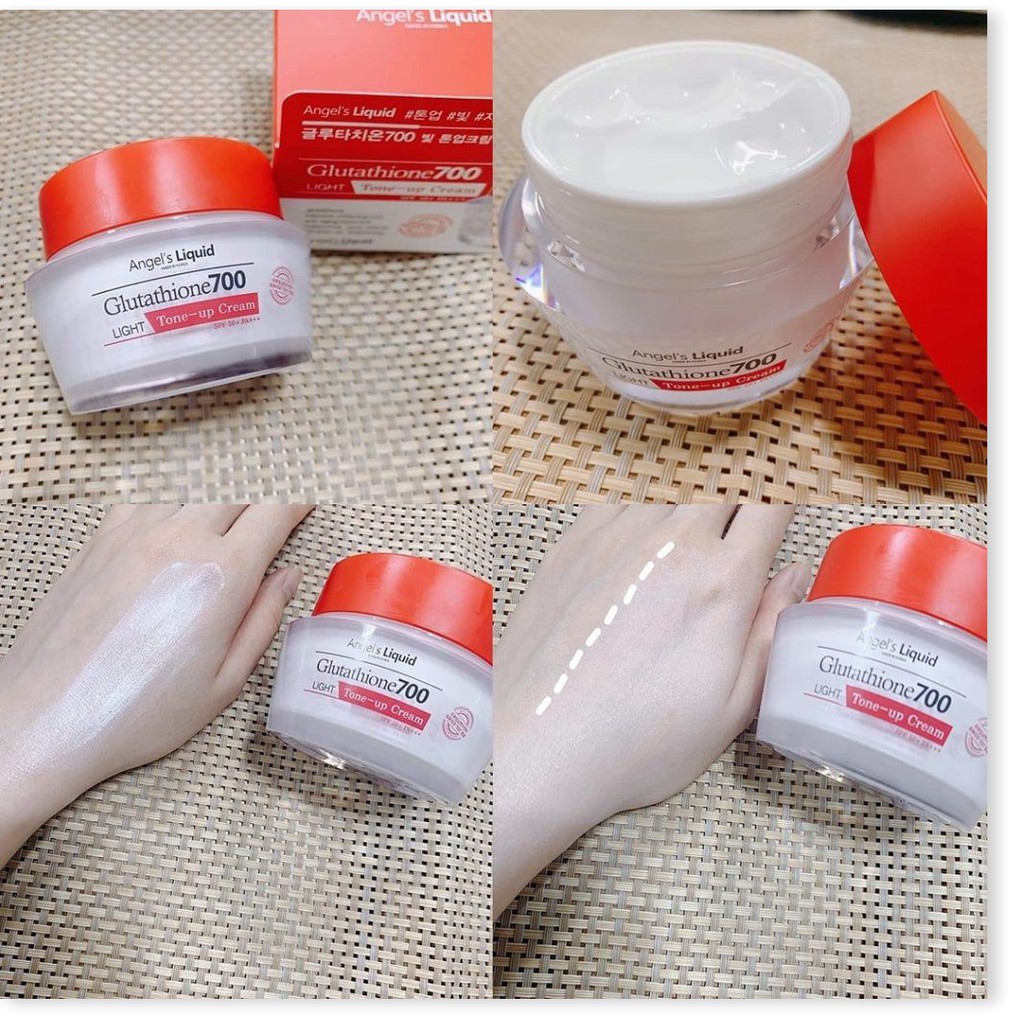 [Mã chiết khấu giảm giá mỹ phẩm sỉ chính hãng] Kem Dưỡng Trắng Nâng Tông Da Glutathione 700 Light Tone Up Cream