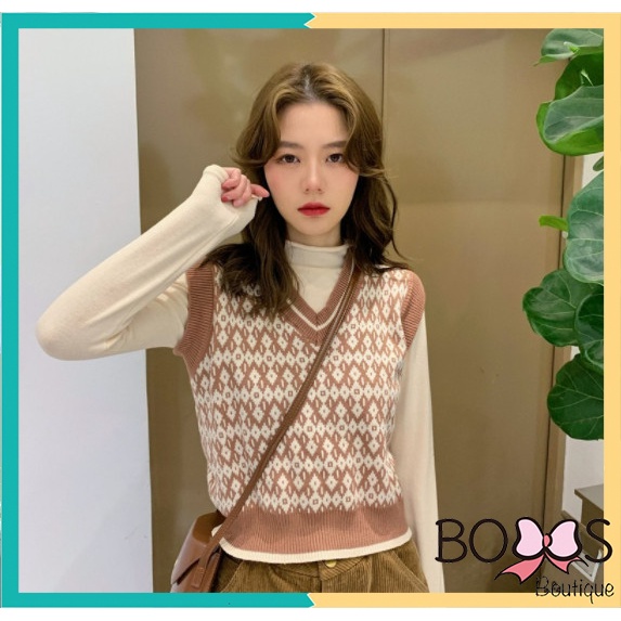 Áo Gile Len Mỏng Dáng Vừa Họa Tiết Thổ Cẩm Siêu Xinh [TCM] | BigBuy360 - bigbuy360.vn