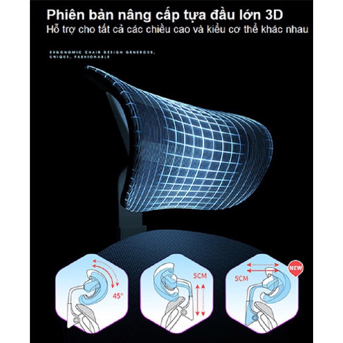 Ghế công thái học Nghia Furniture Ergonomic GT Chair Dvary Butterfly