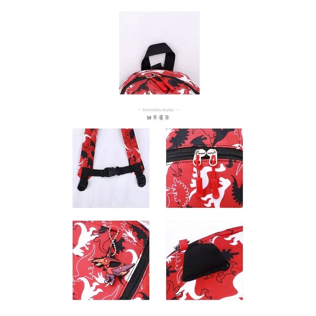 Balo Khủng Long Có Dây Chống Lạc Cho Bé Siêu CooL