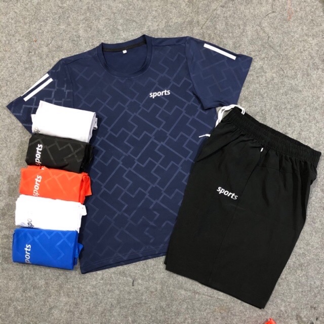 Combo 2 Bộ thể thao nam (cổ bẻ-tròn)