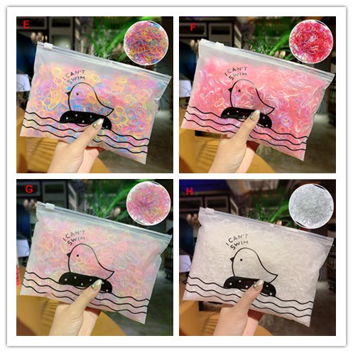 Dây Buộc Tóc Co Giãn Nhiều Màu Sắc 1000 Cái Cho Bé Gái