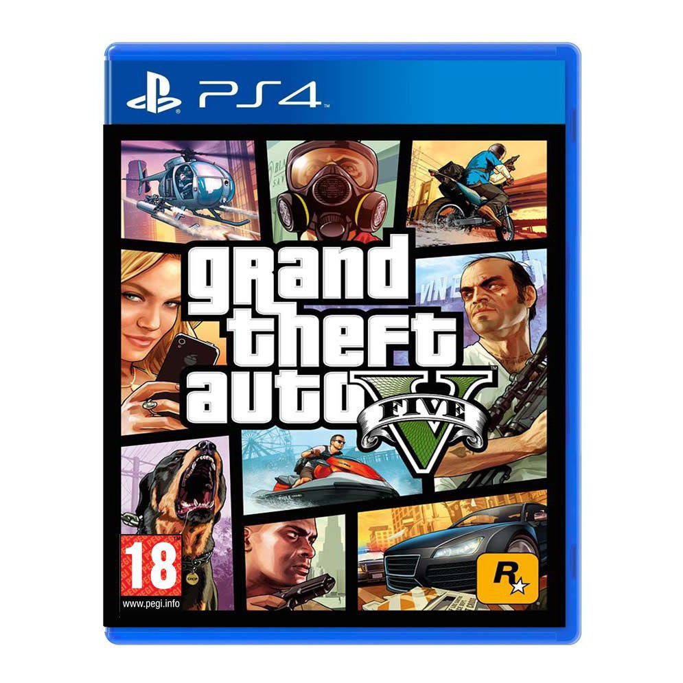 Game Ps4 GTA5 Grand Theft Auto V Premium Edition US