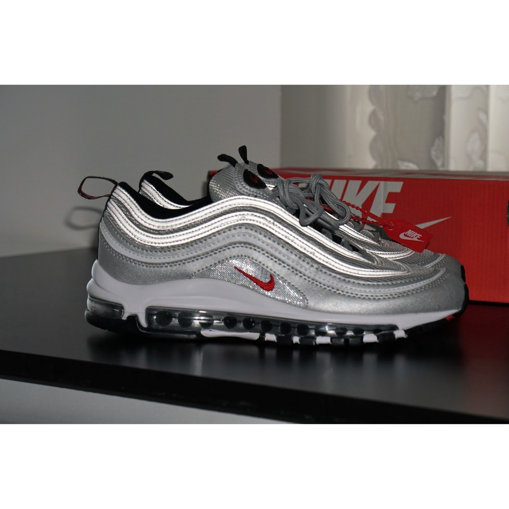 Giày Thể Thao AM 97 Màu Bạc - Sneakers NIKE SILVER Size Nam Nữ | BigBuy360 - bigbuy360.vn