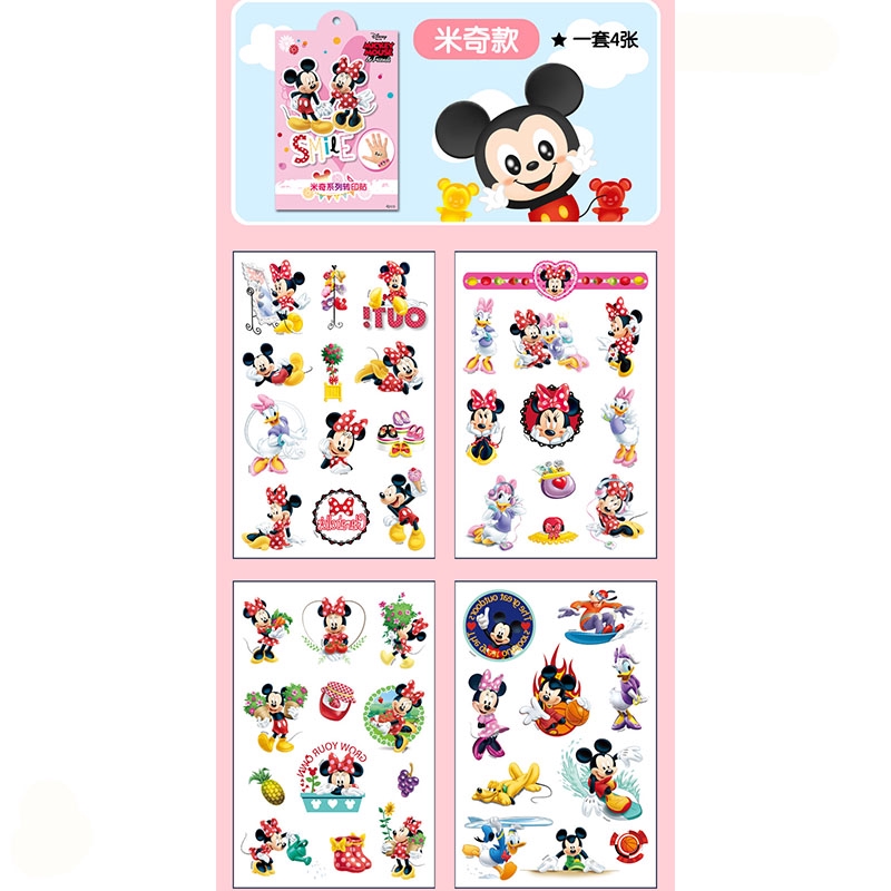 Hình xăm dán tạm thời không độc hại chống thấm nước hình nhân vật hoạt hình