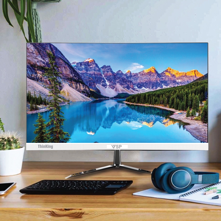 Màn Hình Máy Tính Full Viền LCD 24'' StartView, VSP độ phân giải FULL HD 1920 x 1080p, 75Hz Gaming