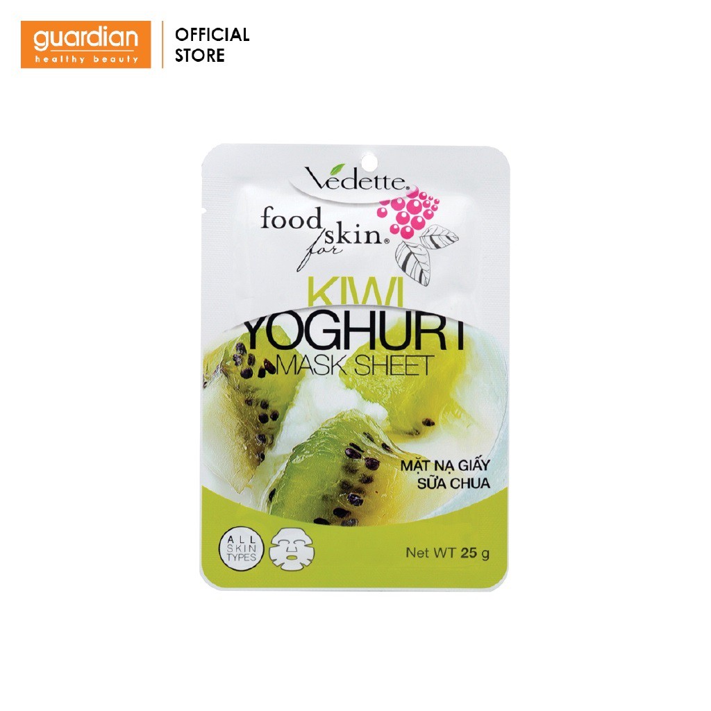 Mặt Nạ Giấy Vedette Sữa Chua Kiwi 22ml