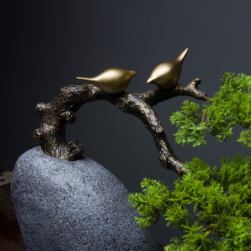 MỘC THẠCH , MÔ HÌNH CÂY MỌC TRÊN ĐÁ NGHỆ THUẬT TRÀ ĐẠO TRANG TRÍ NHÀ CỬA TIMEDECOR