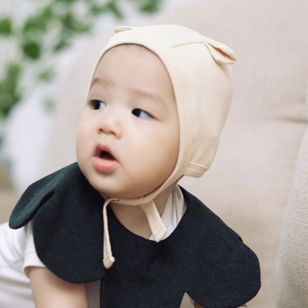 [Ảnh thật] Mũ/ Nón Cho Bé Cotton, Tai vểnh, Dễ Thương, Ôm Form, Nón Style Hàn Quốc, Nón Peekaboo