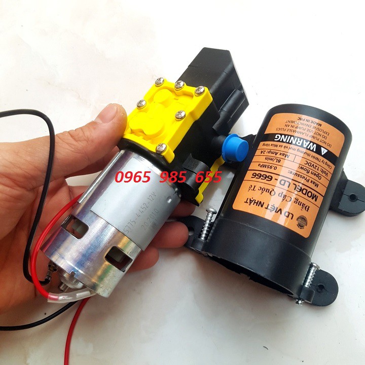 Bơm phun sương 12v - bơm tăng áp mini 12v