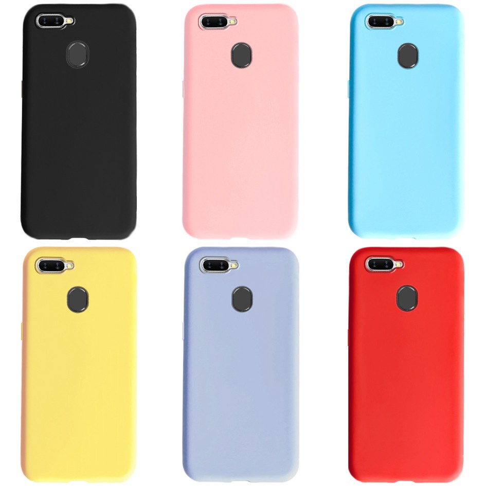 Ốp Điện Thoại Tpu Dẻo Màu Sắc Ngọt Ngào Thời Trang Cho Oppo A5S Oppo A5S Ax5S Cph1909 A7 Ax7