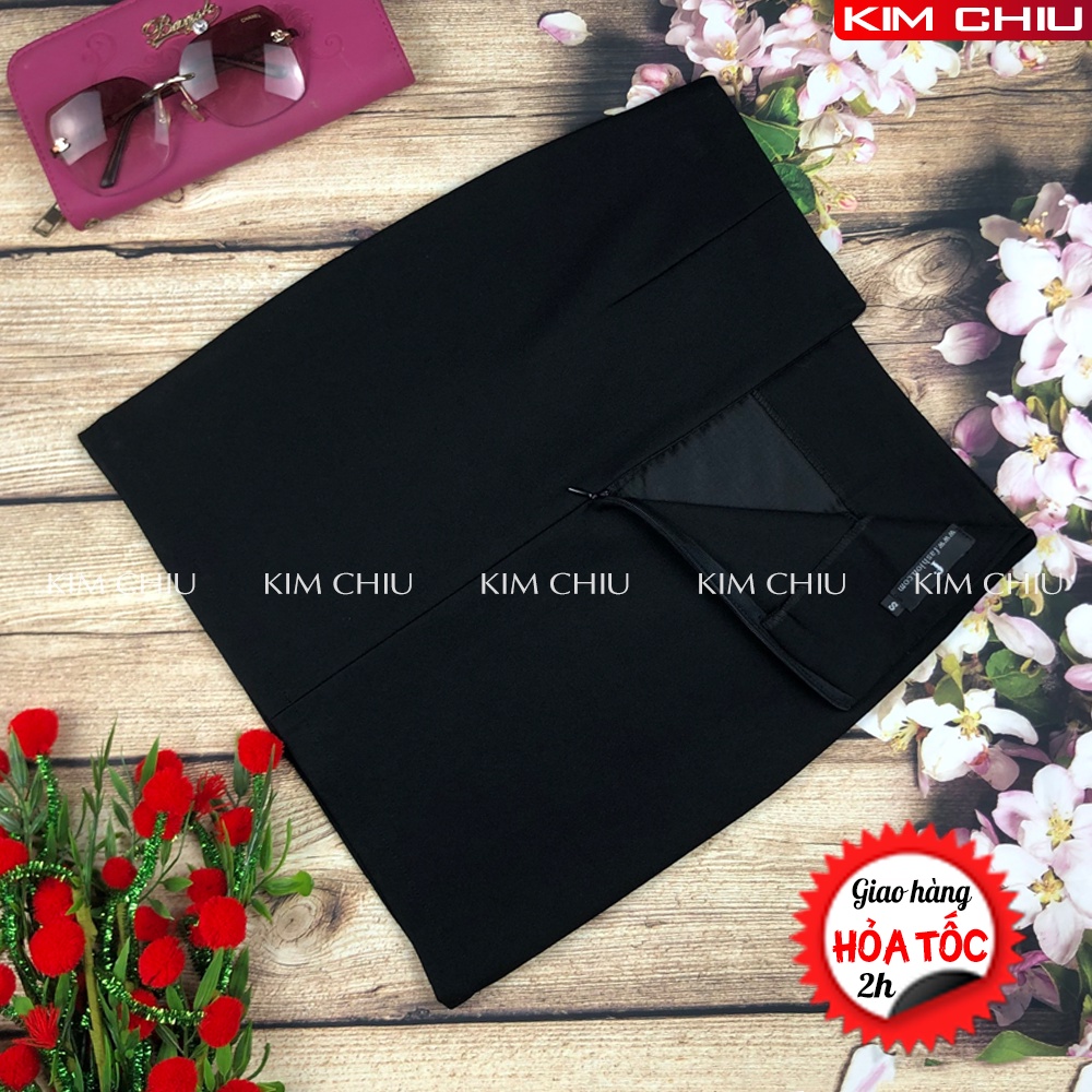 Chân Váy Ôm Dáng Mini Kim Chiu Vải Thun Cao Cấp Co Giãn 4 Không Xẻ Form Chuẩn Có Túi Giấu Bên Trong Dài 39cm CV-22