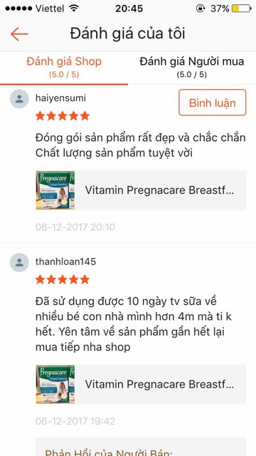 Vitamin Pregnacare Breastfeeding - Lợi sữa Anh