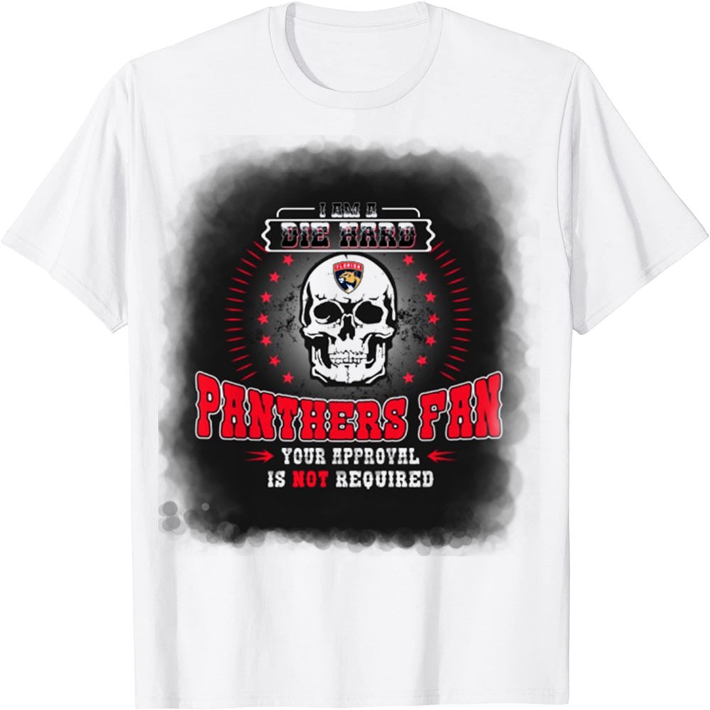 Áo Thun In Hình - I Am A Die Hard Florida Panthers Người hâm mộ I Am A Die Hard Florida Panthers Ngư