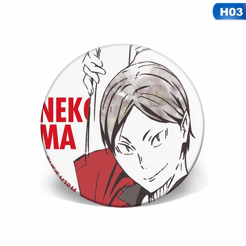 Trâm cài áo họa tiết Anime Haikyuu Hinata Syon