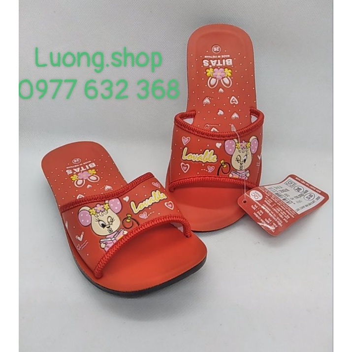 Dép lê bé gái bitas bền đẹp