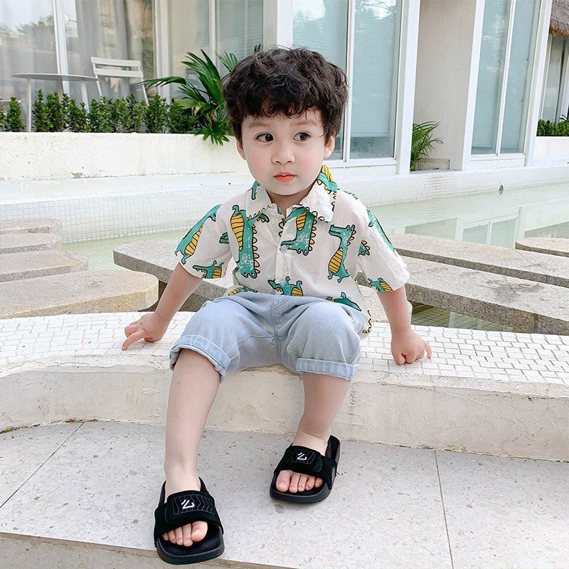 RioKids Set Sơ mi Cá Sấu tinh nghịch cho bé trai RO12