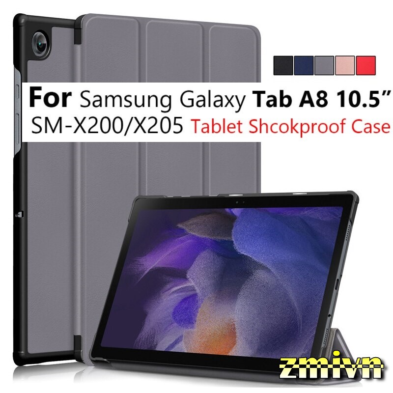 Bao da máy tính bảng từ tính Samsung Galaxy Tab A8 2021 X200 X205 10.5 inch