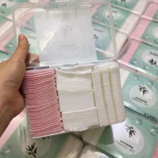 Bông tẩy trang 100% cotton 320 miếng