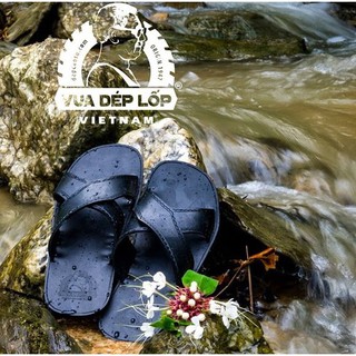 {Dép Lốp} Dép cao su Nam 2 quai chéo