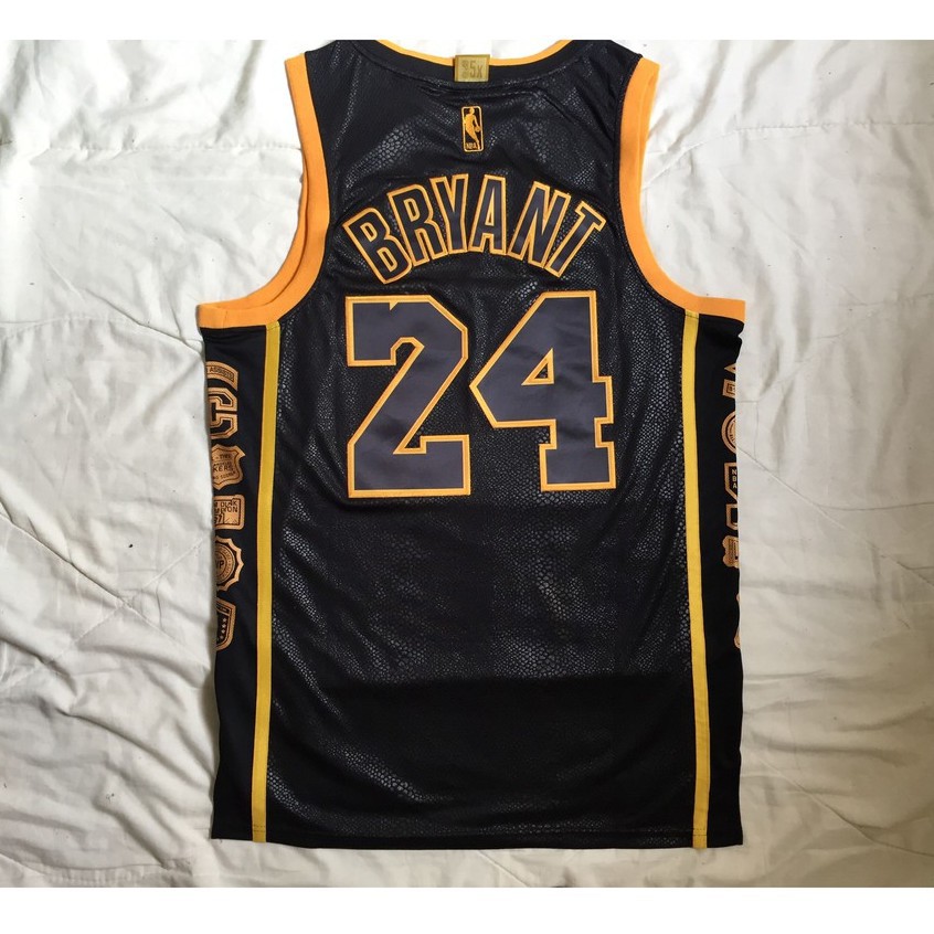 Áo thun jersey thể thao sát nách cầu thủ bóng rổ NBA số 24 thời trang
