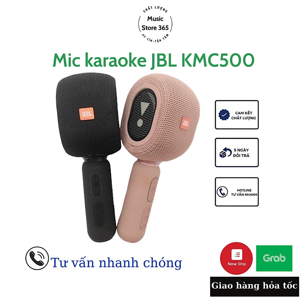 Micro Karaoke Bluetooth JBL KMC 500 Thế Hệ Mới - Bảo hành 12 tháng