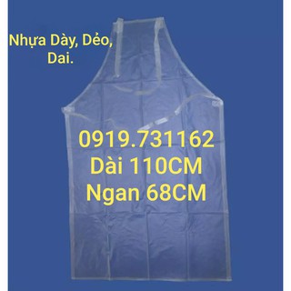 Tạp dề nhựa trong pvc chống thấm
