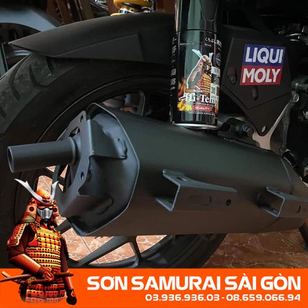 [MỪNG KHAI CHƯƠNG] Sơn SAMURAI H2*** SƠN CHỊU NHIỆT (MÀU ĐEN) chính hãng - SƠN SAMURAI SÀI GÒN