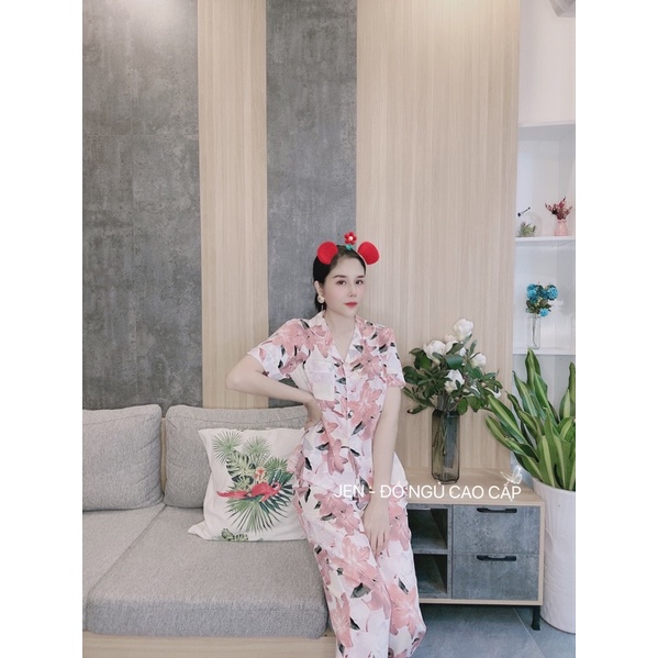 [CHÍNH HÃNG][Ảnh thật]Bộ Pyjama dài Latinh JEN mát lạnh | BigBuy360 - bigbuy360.vn